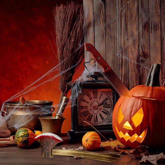 Allecto Plus - Realistische Nep Bijl Houten Speelgoed voor Halloween - Bloedige Bijl voor Buitenspelen. — afbeelding 5