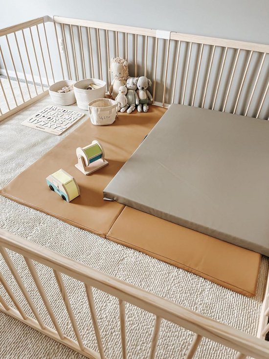 Kaëru® Houten Speelbox voor Baby’s – Babypark – Kruipbox – Gemaakt van