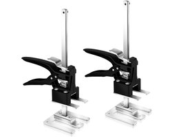 EXCITAT Handhendel met moeiteloze bediening - Armhandgereedschap - Gereedschap voor moeiteloos tillen - In hoogte verstelbaar - Arm van 30 cm - Max. belasting 240 kg - Geschikt voor gipsplaat, tegelplaat, meubels - Verpakking van 2