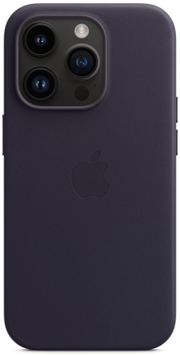Apple - Leren hoesje - MagSafe - iPhone 14 Pro - Inkt