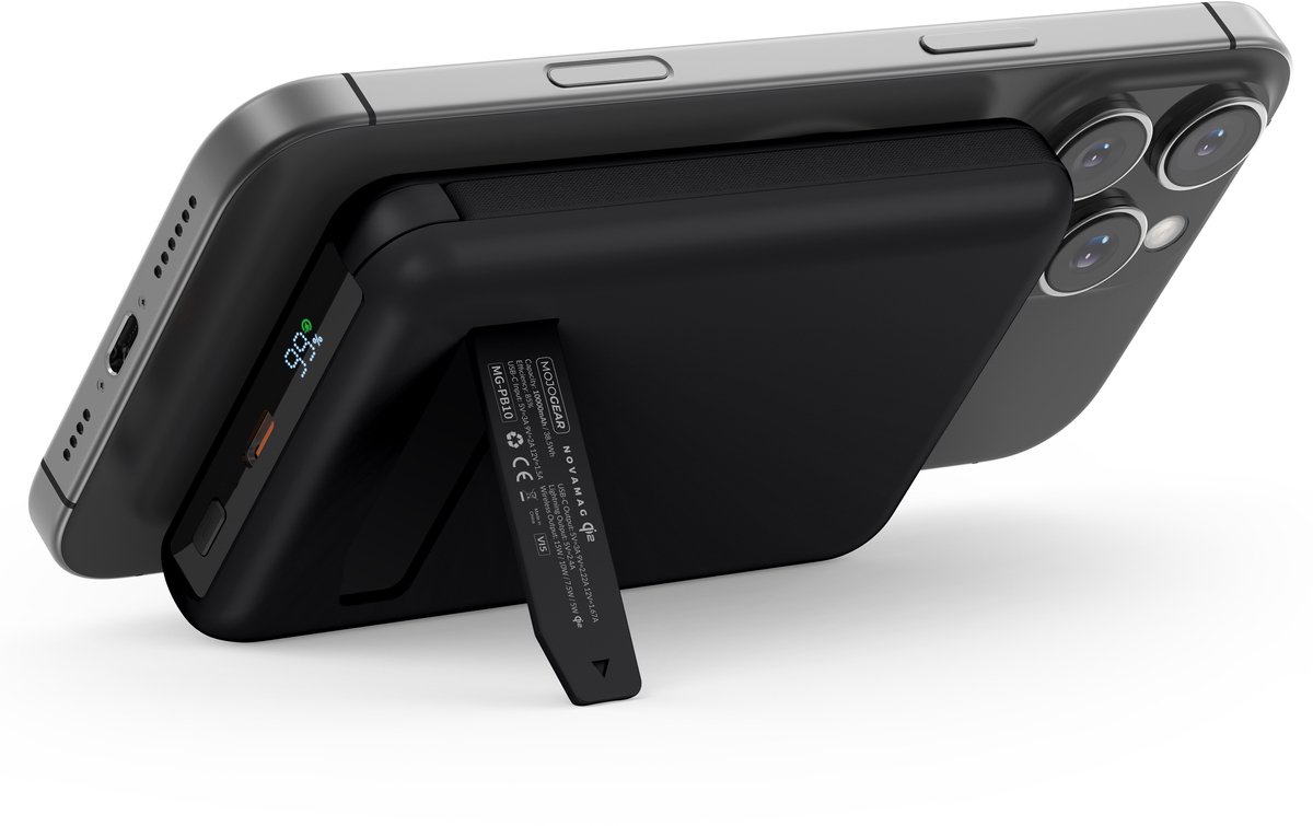 MOJOGEAR NovaMag All-in-1 Powerbank 10.000 mAh - Draadloos - afbeelding 3