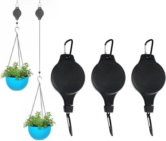 Hangende plastic bloempotten hangpotten bloempot met hangende ketting klein formaat- 20 * 13 6 cm willekeurige kleurlevering kopen? | Korting tot 40