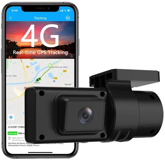 Foto: Viatel jimi jc181 4g auto dashcam 1080p hd video auto camera gps tracking wifi live stream ubi tracksolidpro app update van jc100 beveiliging 5 0 2 recensies 16 bestellingen