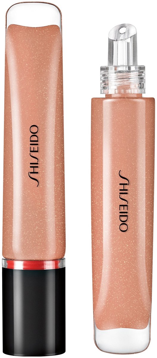 Shiseido - Shimmer GelGloss Moisturizing Lip Gloss with Glowy Finish - Lesk na rty s hydrataÄŤnĂm účinkem a tĹ™pytkami 9 ml 03 Kurumi Beige (L)