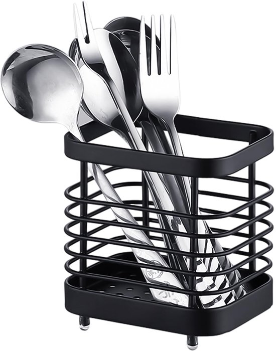2X(Porte-Ustensiles de Cuisine en Acier Inoxydable, Rangement de