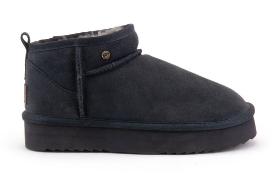 Bottes femmes à plateforme en daim Warmbat Durack pour femme - Anthracite