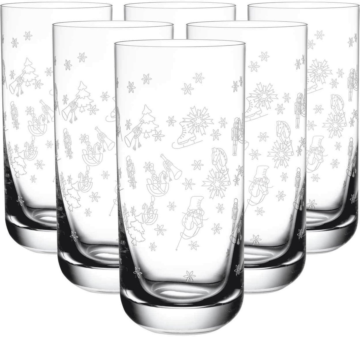 Longdrinkgläser Toy's Delight 300 ml Set van 6