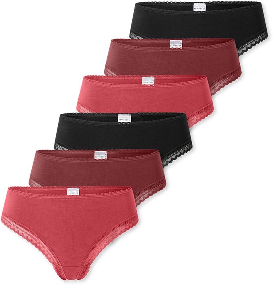 Schiesser Dames string 6 pack 95/5 Modern Cotton