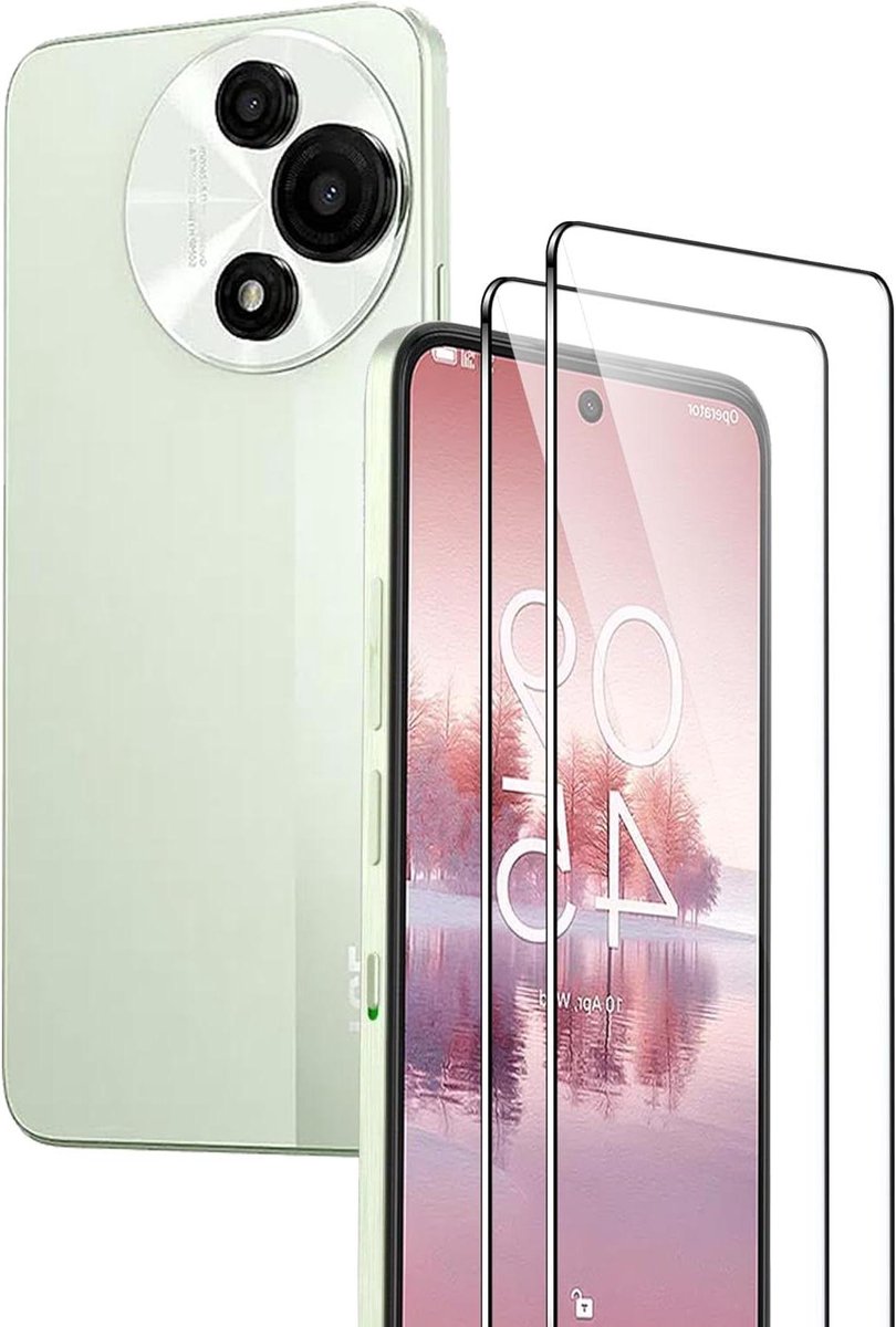 Pantserglas geschikt voor TCL 60 SE Nxtpaper 5G - 2 stuks - HD-displaybescherming - Oliebestendig - Krasbestendig