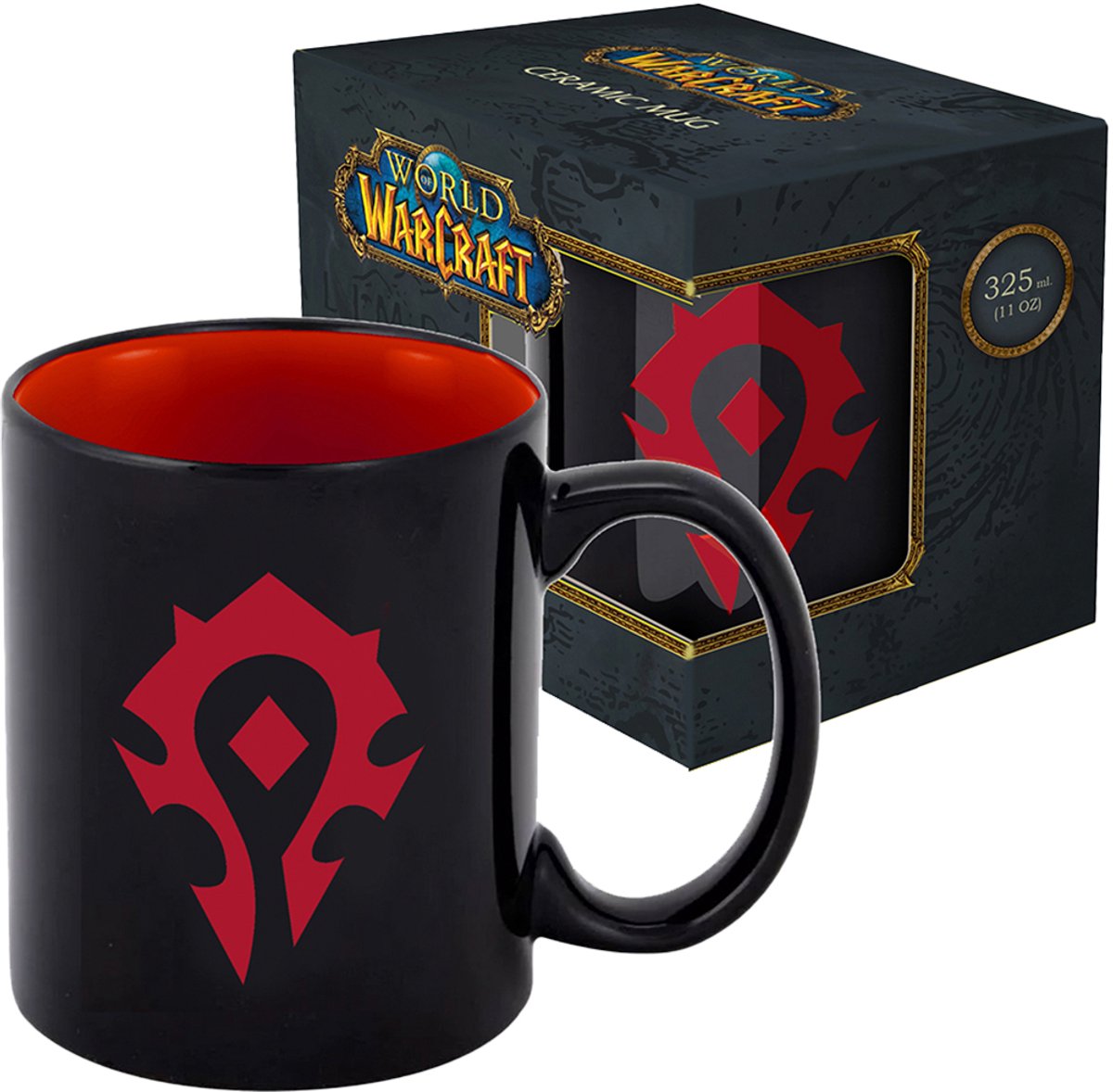 World of Warcraft - Mok met cadeauverpakking - Horde - 330 ml Zwart