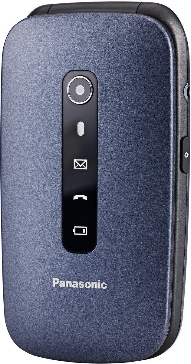 Panasonic KX-TU550, Clamshell, 7,11 cm (2.8"), 1,2 MP, Bluetooth, 1400 mAh, Blauw