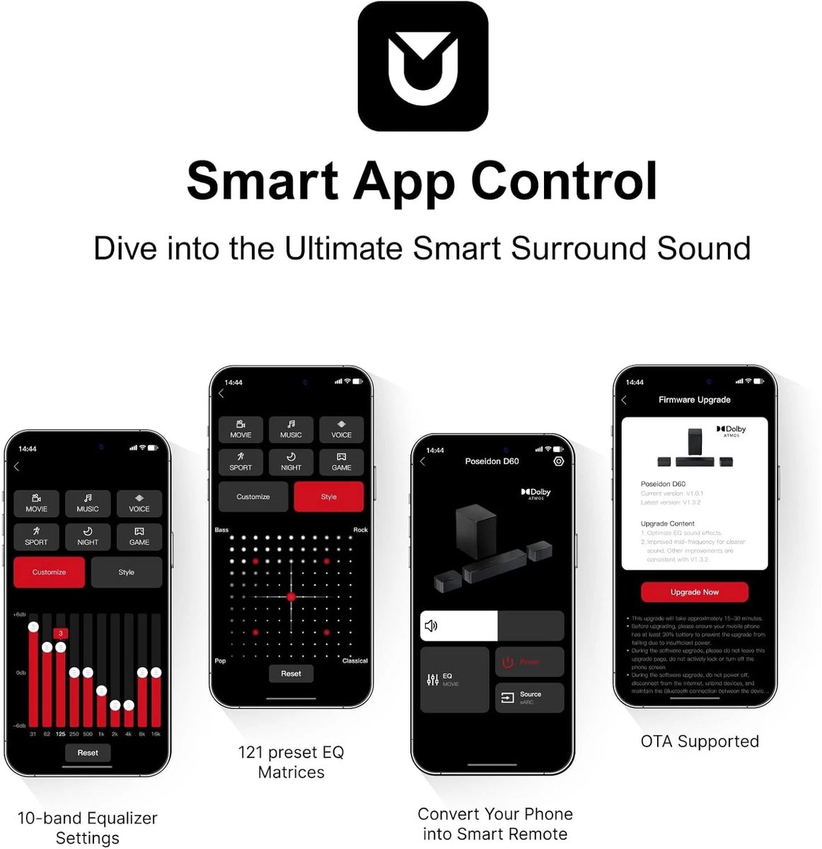 Soundbar - Surround Sound System - Home Cinema Speaker - afbeelding 2