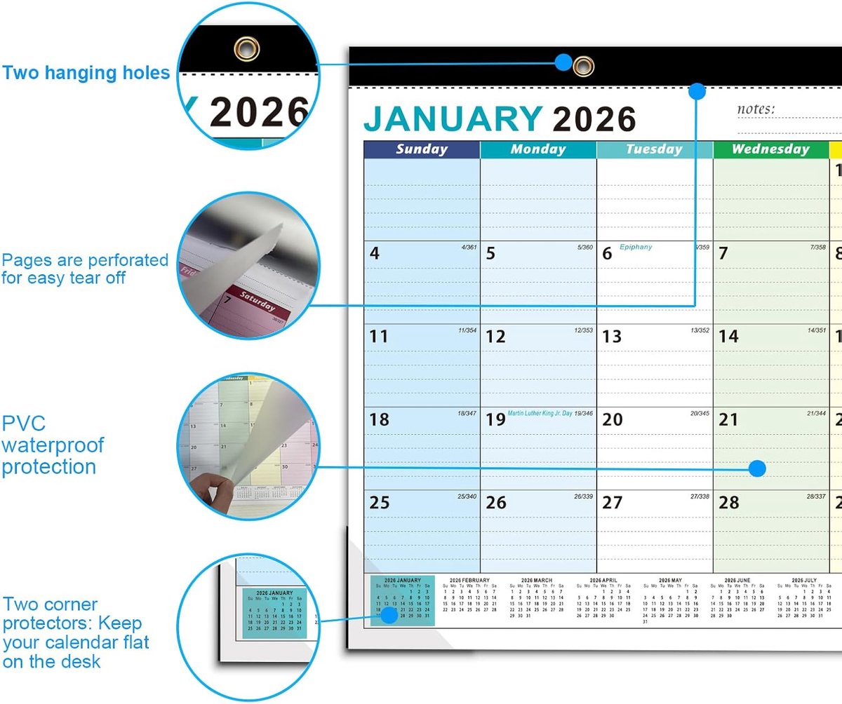 Kalender 2025-2026 Wand | 18 Maanden Kalender,Gezinsplanner voor Roosterplanning van Docenten en Kalender 2025-2026 Wand | 18 Maanden Kalender,Gezinsplanner voor Roosterplanning van Docenten en