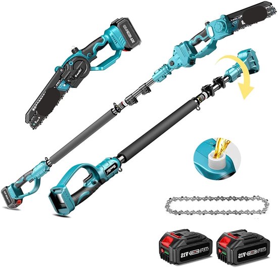 Einhell Elektrische, telescopische kettingzaag GC-EC 7520 T (750 W, zaaglengte 18 cm, 11 m/sec max. kettingsnelheid, automatische kettingsmering