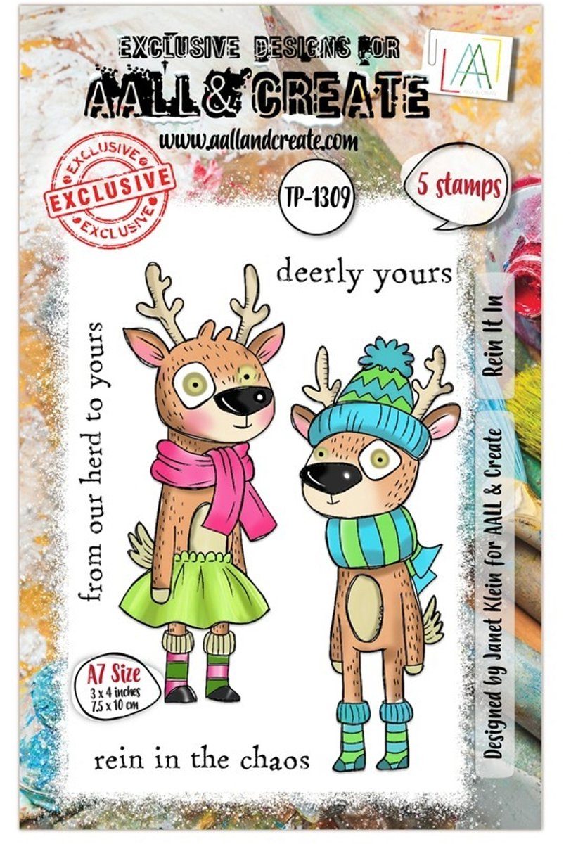 Aall & Create clearstamps A7 - Rein it in
