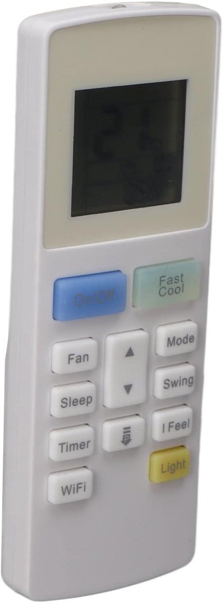 Allecto plus - Universele AC Afstandsbediening met Display voor Airconditioners. Gemakkelijke Bediening voor Montana Daitsu Hiyasu Airco.