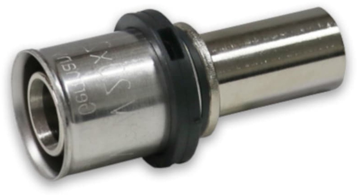 Persfitting koper 20x2-22mm, Overgangskoppeling, DVGW Gecertificeerd