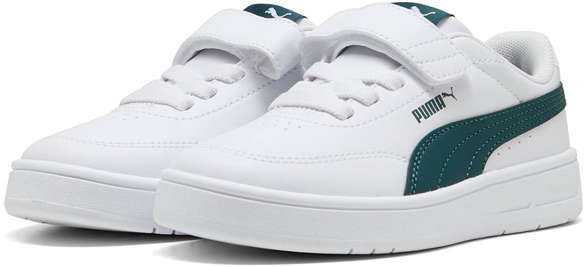 Puma Court Classic Clean Ac+ Ps Schoenen 1/2 Kinderen Groen