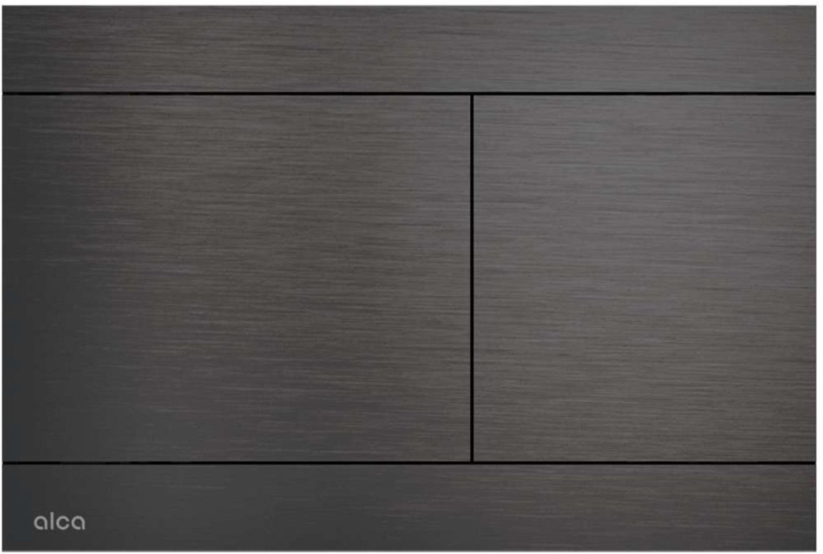 Alcadrain Flat - Bedieningsplaat, geborsteld gun metal FUN-GM-B