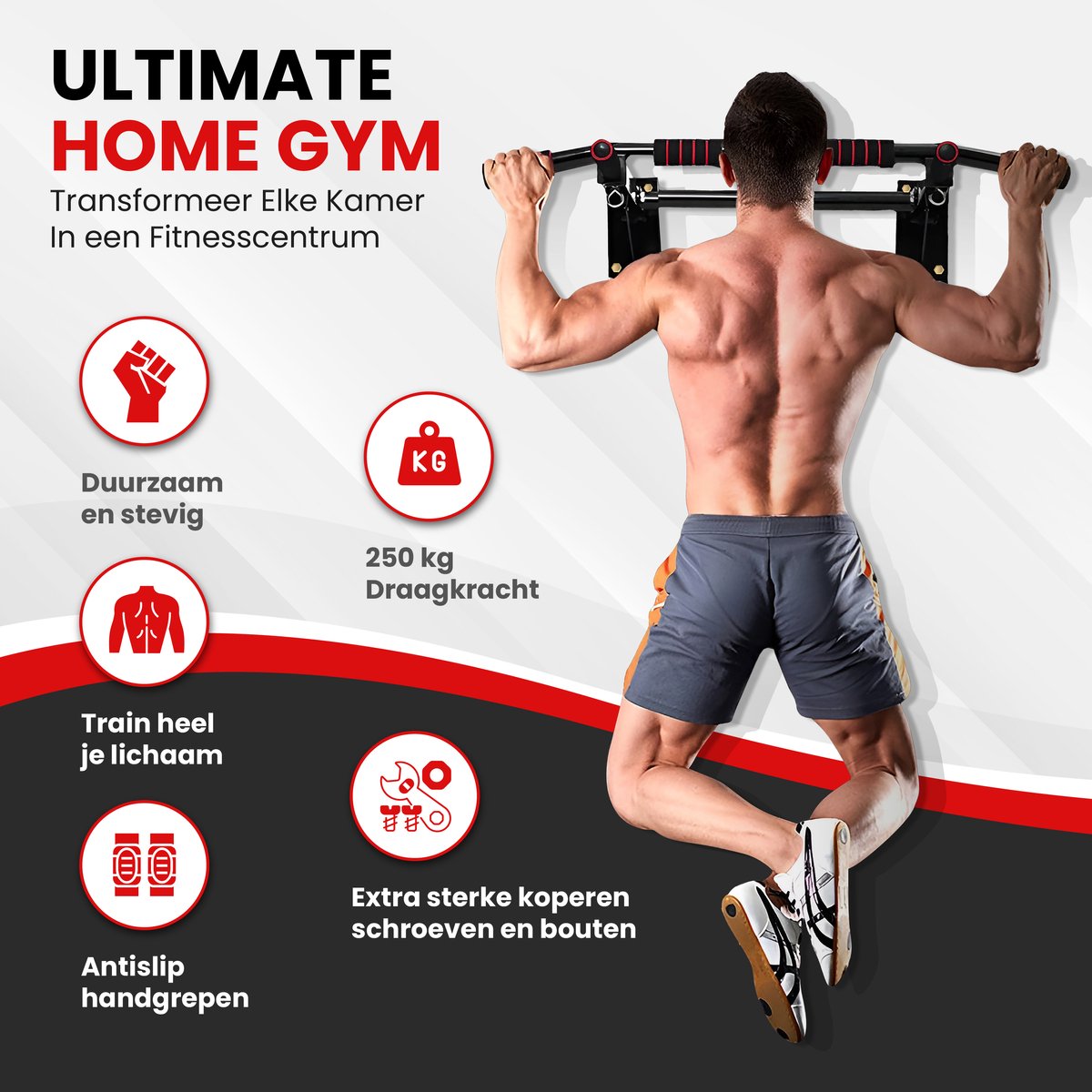 TTD Premium Pull Up Bar - Pull Up Station thumbnail 5