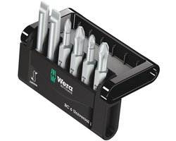 Wera 5056474001 6-delige Bit-Check Universal Bitset - Extra lang