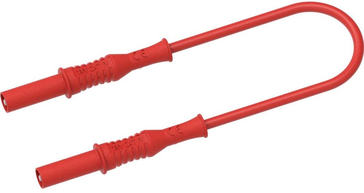 Electro PJP 2310-IECIV-CD1-100R Meetsnoer 1 m Rood 1 stuk(s)