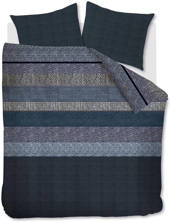 DoubleDry Dekbedovertrek Rib Flanel - Zacht & Huidvriendelijk