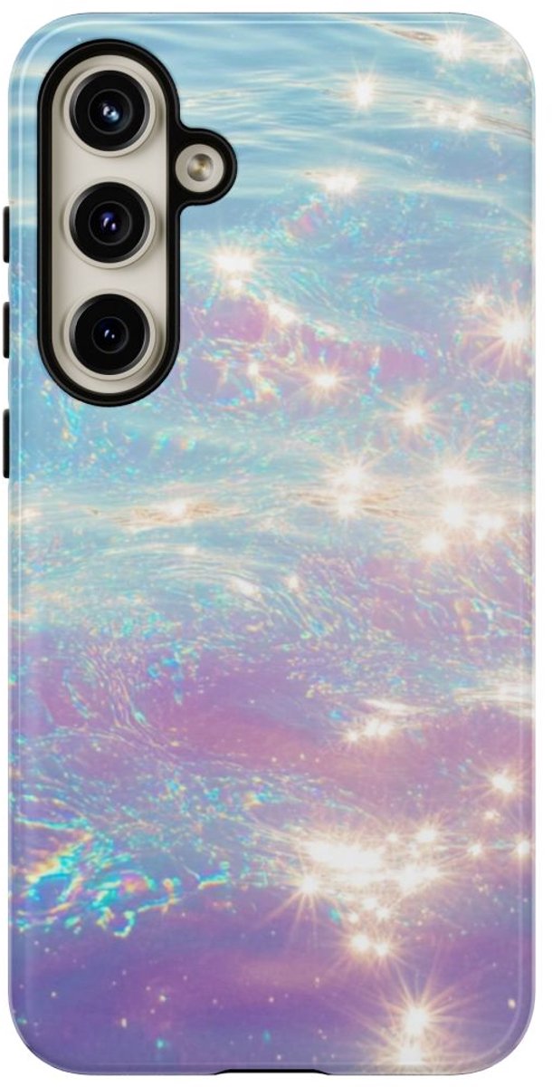 Iridescerend Waterglans Ontwerp – Telefoonhoesje Geschikt voor Samsung Galaxy S24 Plus