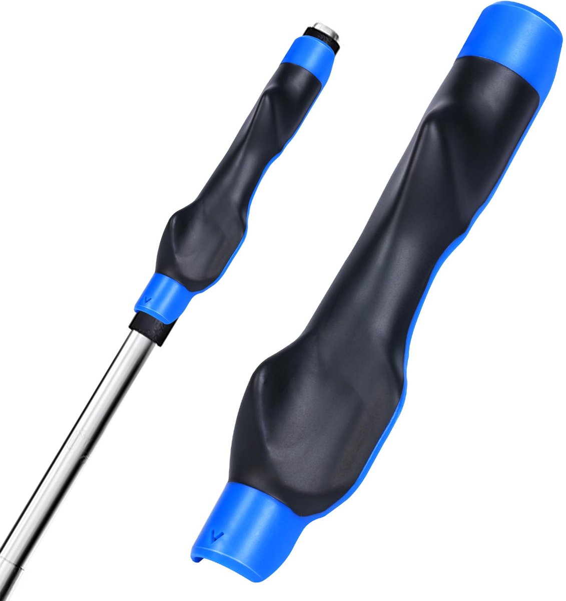 Golfgreep-trainer voor de rechterhand - Verbetert de swing, ondersteunt de greep, golfclub-trainingsgreep om de juiste handpositie te trainen.