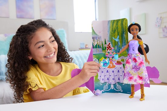 Disney Princess Draaien en Ontdekken - Jasmine pop — afbeelding 5