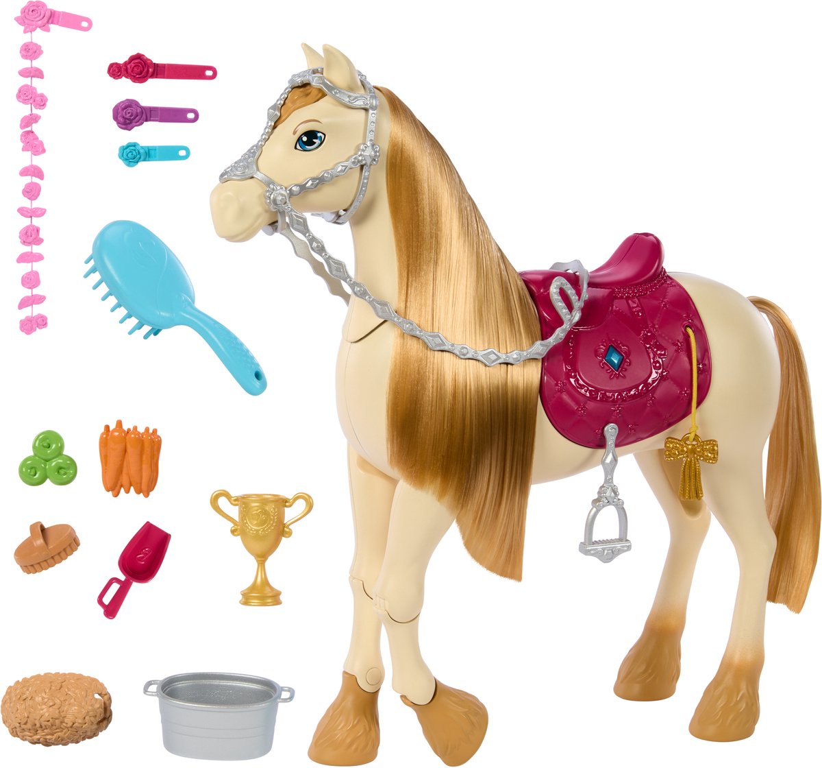 Barbie Paard Met Verschillende Functies
