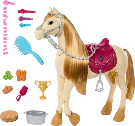 Foto: Barbie mysteries the great horse chase dans en showpaard