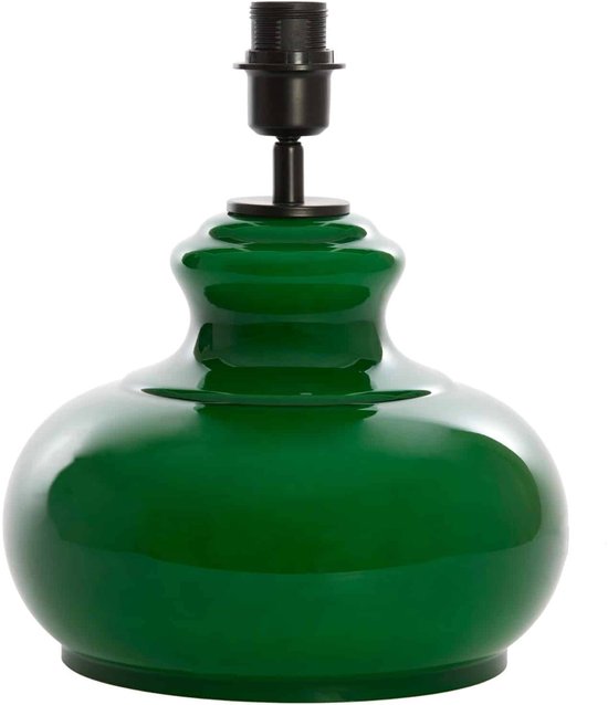 Lampe de table Light & Living Verde - Glas - 33cm - Vert - sans abat-jour