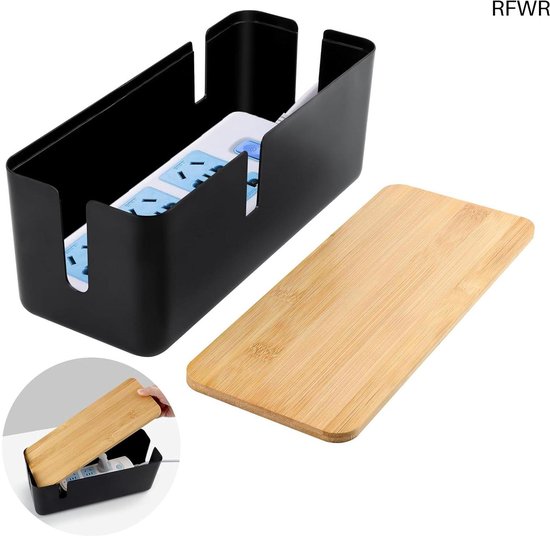 Set of Three] Cable Management Boxes Organizer, Large