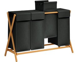 CLGP® Wassorteerder 4 Vakken - Wasmand - 200L - Grijs