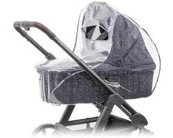 Bugaboo PolkaHome Universele Regenhoes voor Kinderwagen en Wandelwagen met Reiswieg - Waterdicht, Ventilatie, Kijkvenster - Geschikt voor Joolz, Quinny, en Meer - PVC-vrij