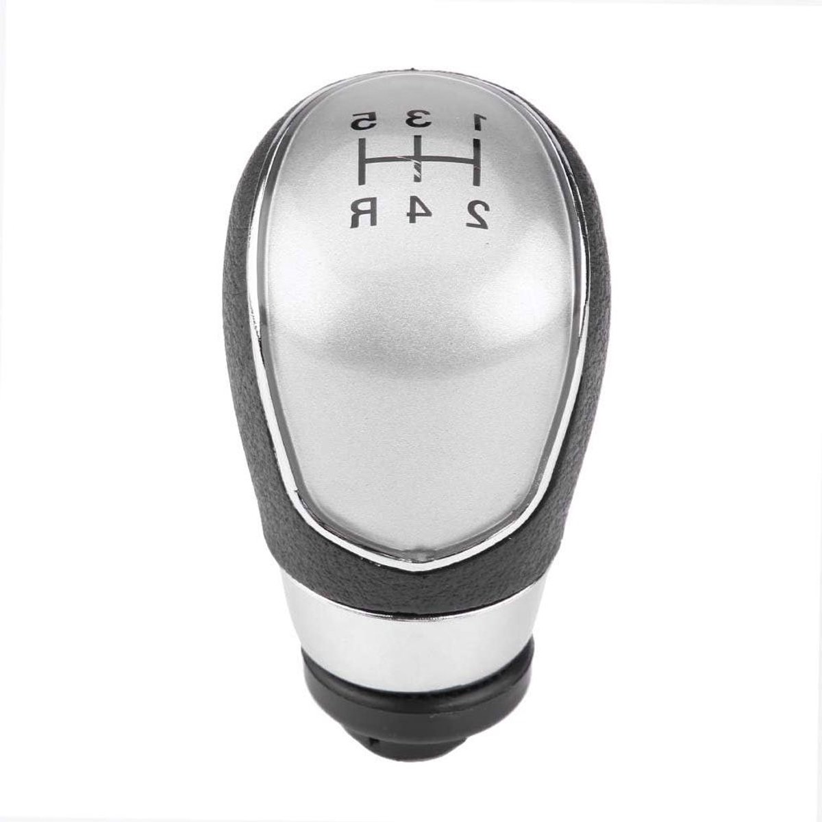 Allecto Plus - Versnellingspook 5 Versnellingen voor Ford Focus Fiesta Mk7 2008-2013, Shift Knob met Montage, Zwart