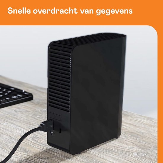 RFWR® 4TB Desktopopslag - Plug-and-Play, USB 3.0, Automatische Gegevensbeveiliging voor Windows 10 en Hoger van Merkloos — afbeelding 3