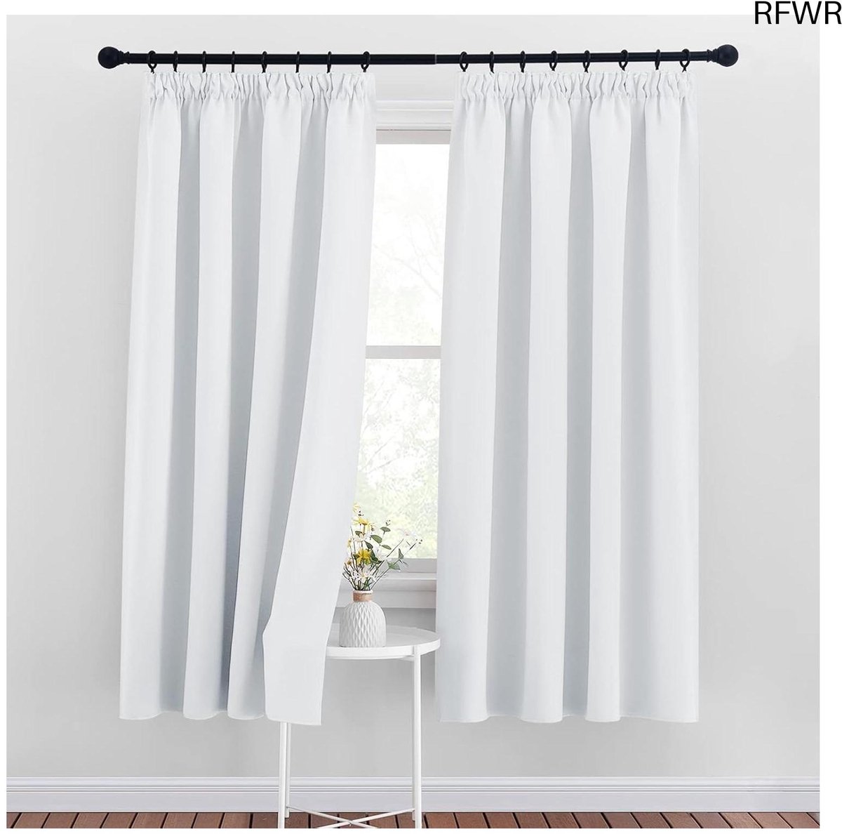 RFWR® Verduisterende Gordijnen 140x175cm - Thermische Isolatie voor Woonkamer en Slaapkamer - 2 Stuks