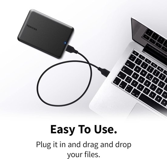 RFWR® 4TB Draagbare Externe HDD - 2,5 Inch, USB 3.2 Gen 1, Compatibel met Mac en Windows — afbeelding 2