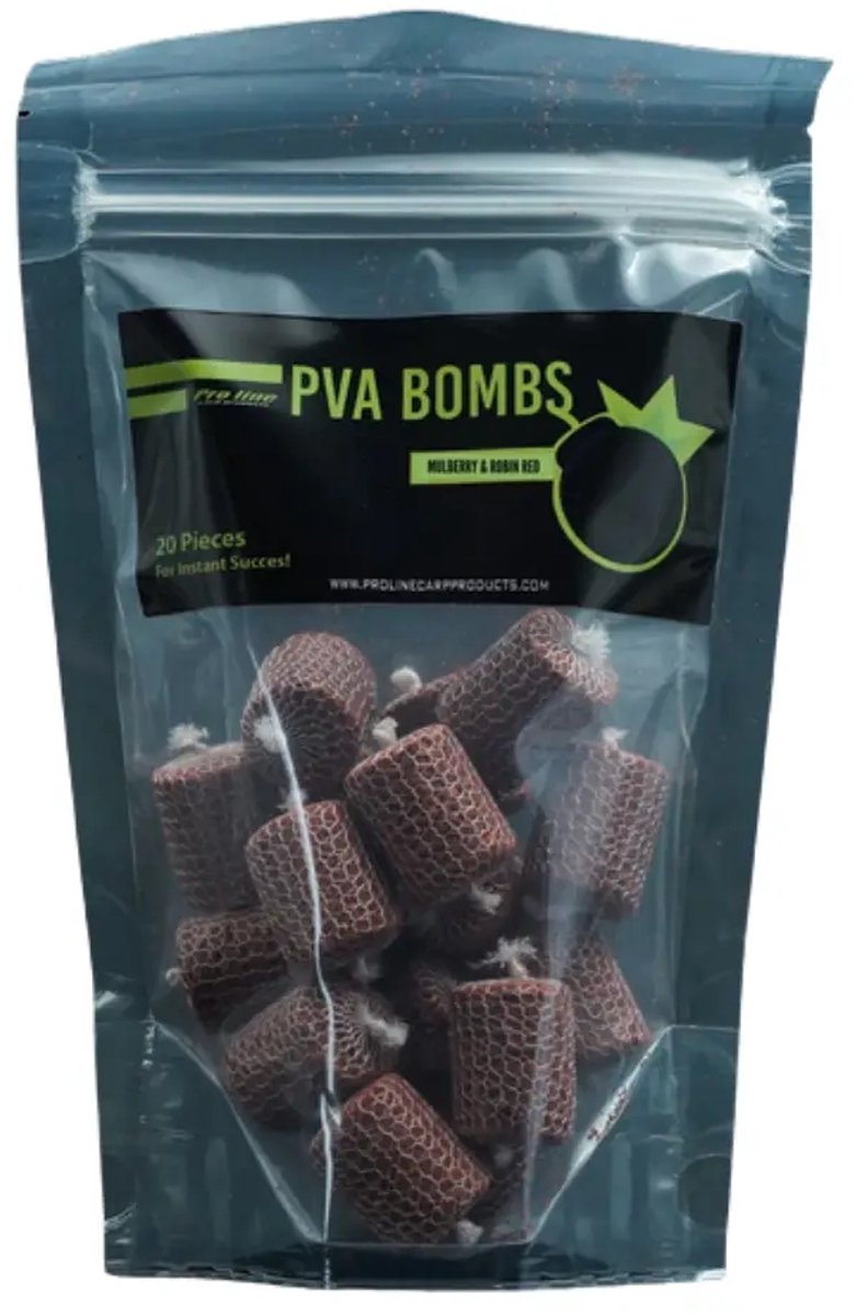 Pro Line PVA Bombs Mulberry & Robin Red - PVA Bombs