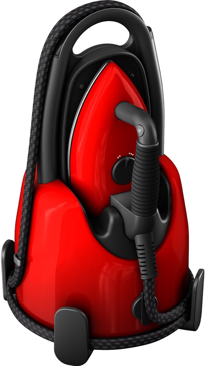 Laurastar Lift Original Red, Stoomstrijkijzer, 3-in-1 Strijkstation, dat je kleding ontvouwt, Strijkt en reinigt, Hygiënische DMS-stoom — afbeelding 7