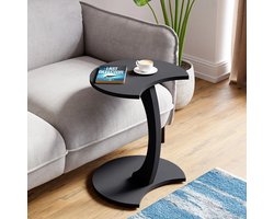 Wiel C Tafel, Banktafel, 17-03, Bijzettafel, Nesttafel, Servicetafel, Antraciet