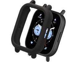 kwmobile Beschermhoes voor Xiaomi Redmi Watch 5 Lite - Fitness Tracker Case van TPU - Soft Smartwatch Case - zwart