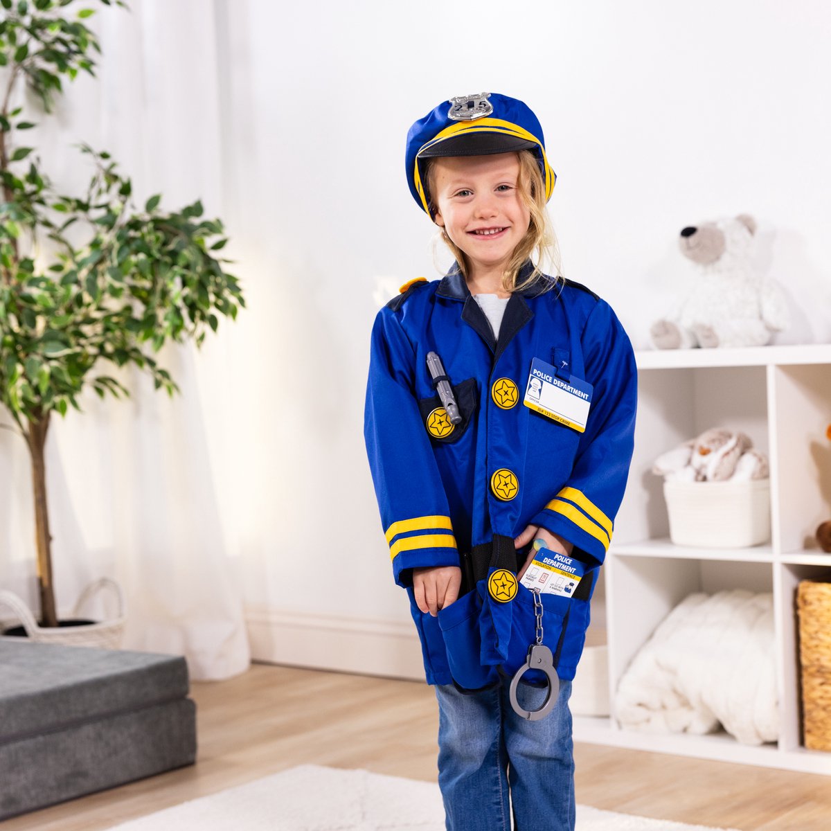 Melissa & Doug – Verkleedset politie – Inclusief walkietalkie met geluid — afbeelding 4