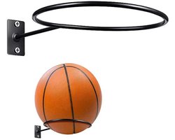 Bal houders - 3 stuks - ballenhouder - bal standaard - bal display - balhouder muur - voetbal - basketbal - volleybal - zwart - bal standaard - bal standaard muur