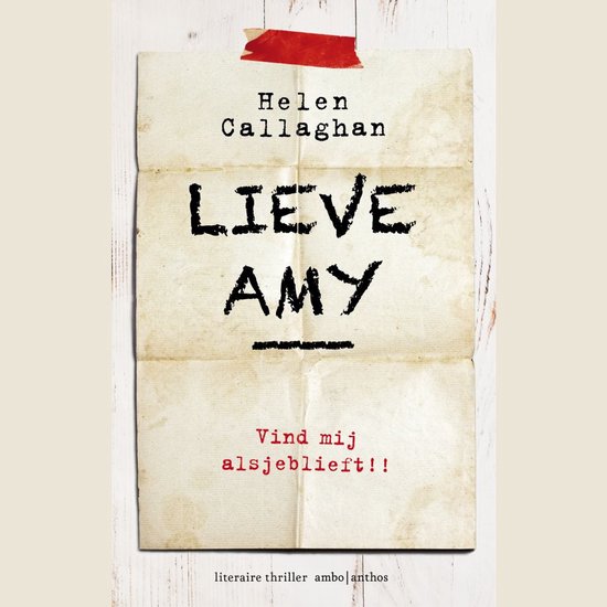 Lieve Amy - cover