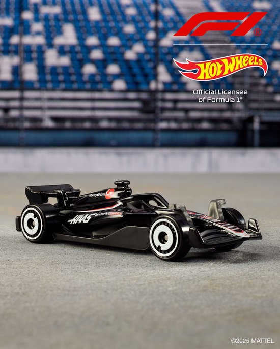 Pack de 5 voitures de l'équipe de course de Formule 1 Hot Wheels