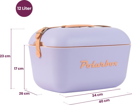 Polarbox Sorbet-roze koelbox 01.12CL-OR - Vergelijk prijzen