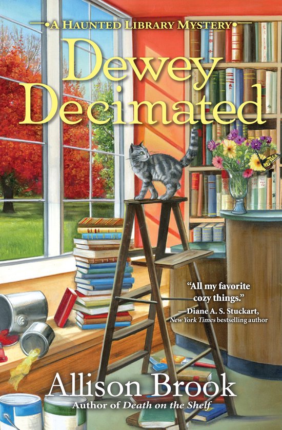A Haunted Library Mystery 6 - Dewey Decimated - cover